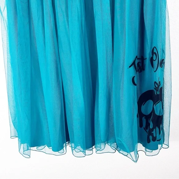 TORRID x DISNEY VILLAINS Green Tulle Graphic Pull On Waist Lined Skirt Size 3X - Picture 9 of 9